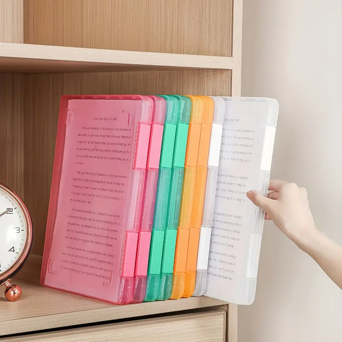 File Cabinet - 1pc Multi-layer Portable File Box, Portable