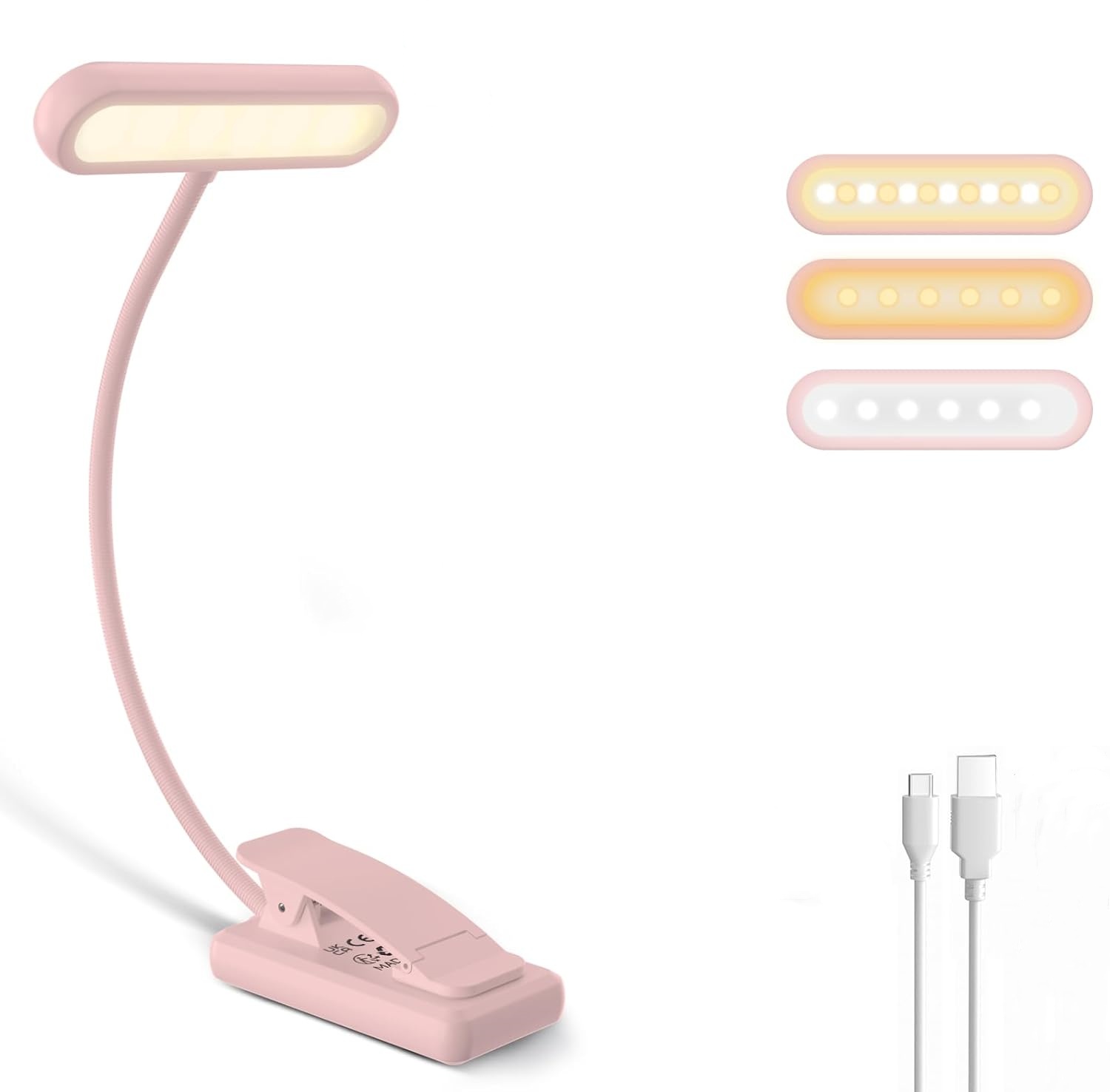 Reading Lamp Book Clamp Black/ - Desk Lamp 评论和价格