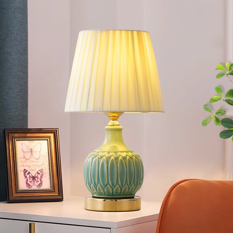 For Touch American ceramic des - Desk Lamp 评论和价格