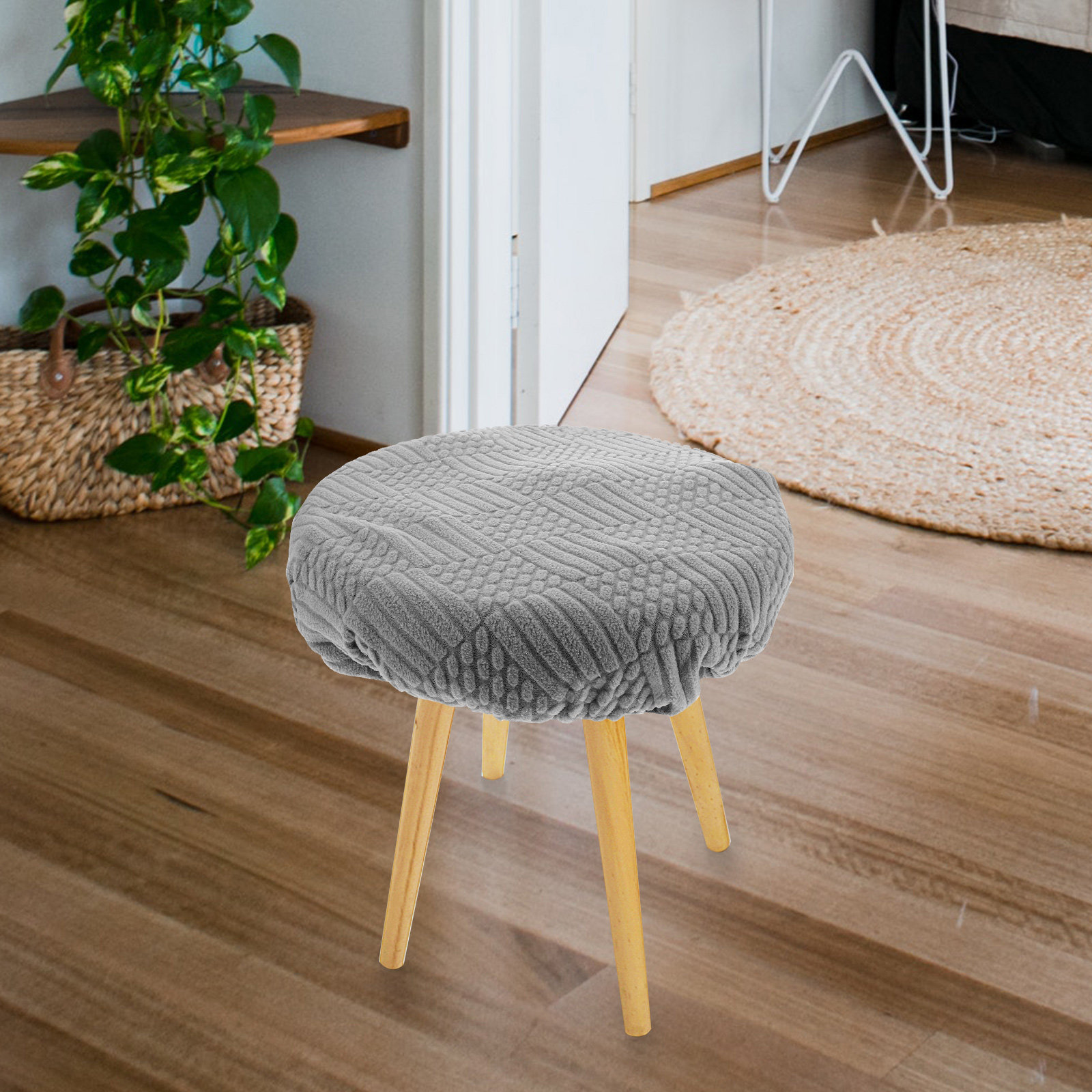 Stretchy Elastic Round Chair 1 - Office Chair Cushion 评论和价格