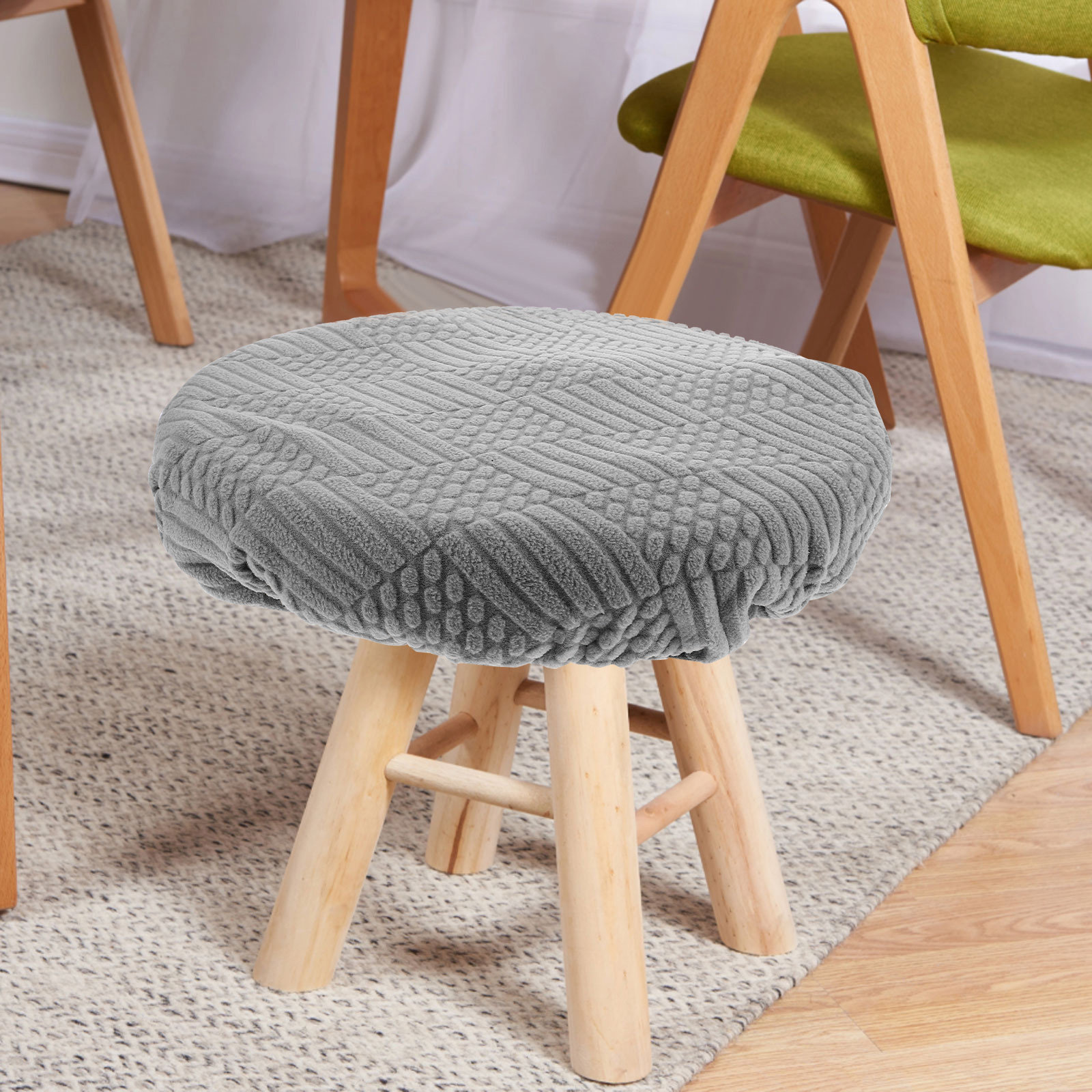 Stretchy Elastic Round Chair 1 - Office Chair Cushion 评论和价格