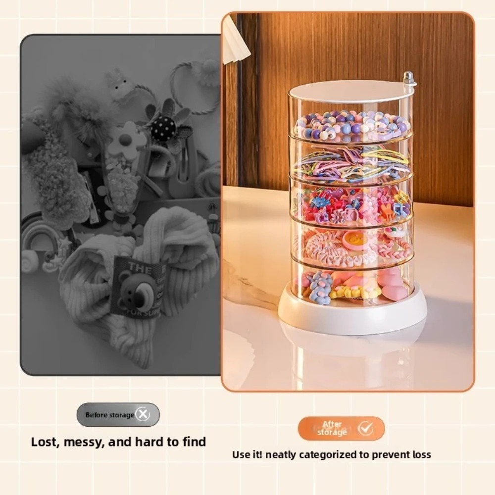 360 Rotating Clear Hair Access - Desk Organizer 评论和价格