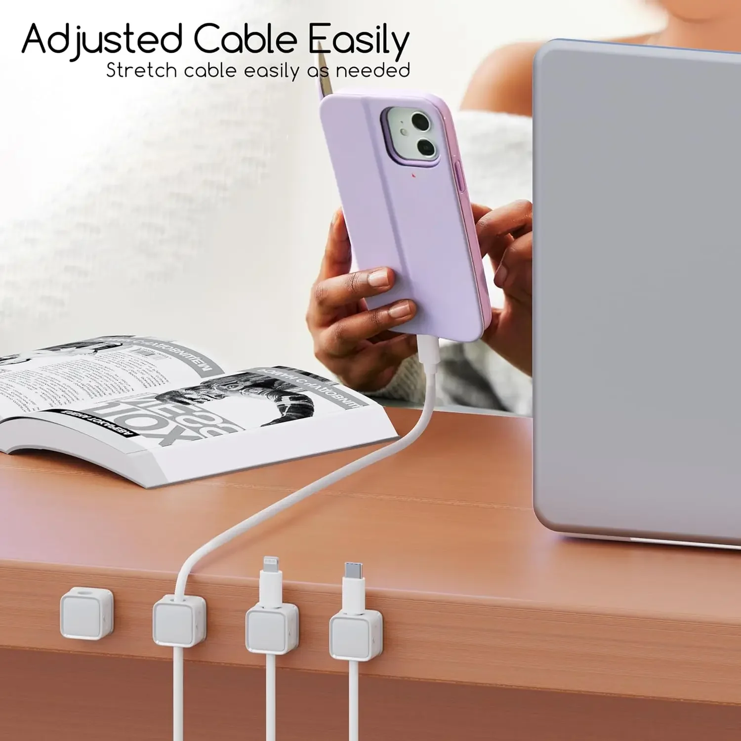 Mini Cable Organizer Holder Ma - Desk Organizer 评论和价格