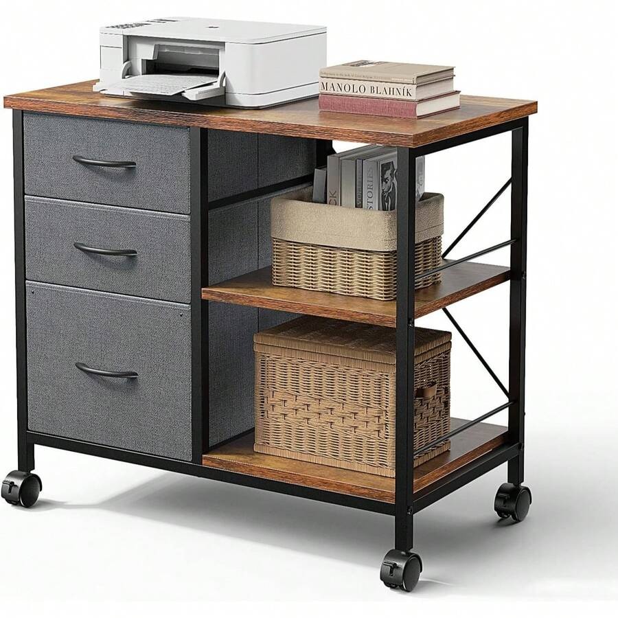 Sweetcrispy 3-Tier Mobile File - Printer Stand 评论和价格