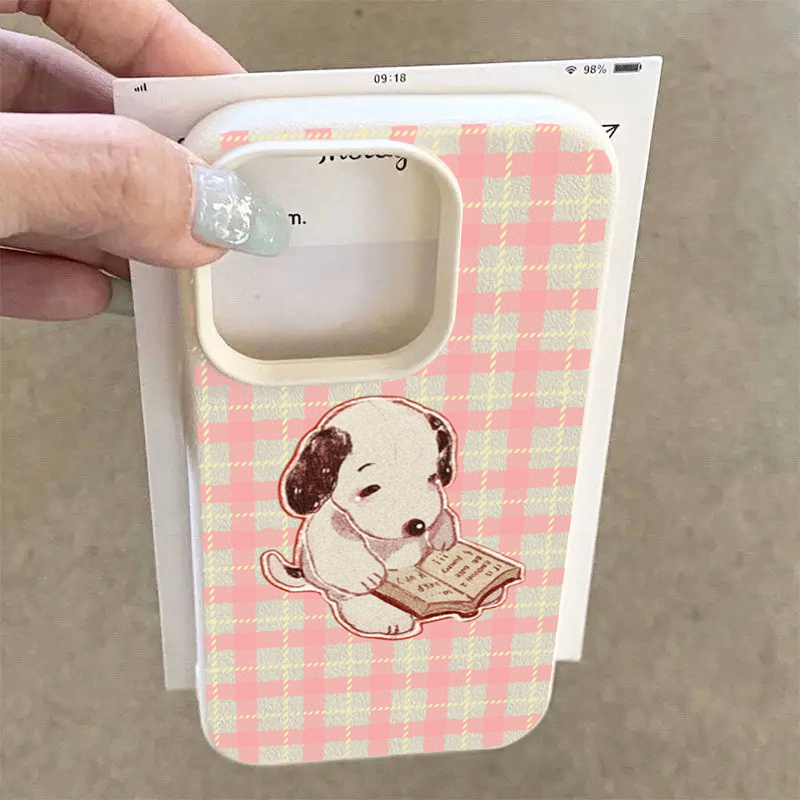 Cute Vintage Book Dog Litchi P - Bookshelf 评论和价格