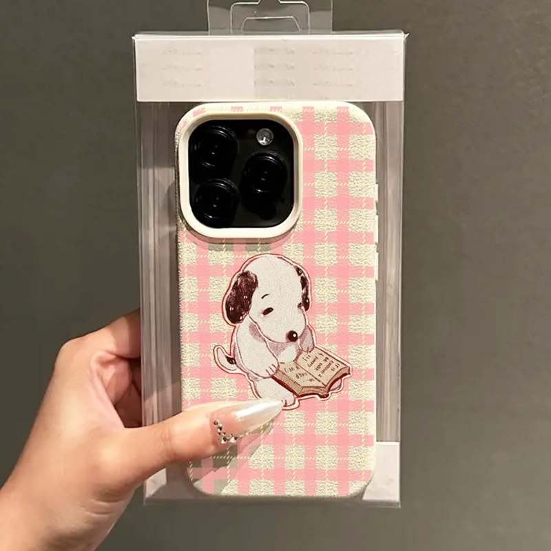 Cute Vintage Book Dog Litchi P - Bookshelf 评论和价格