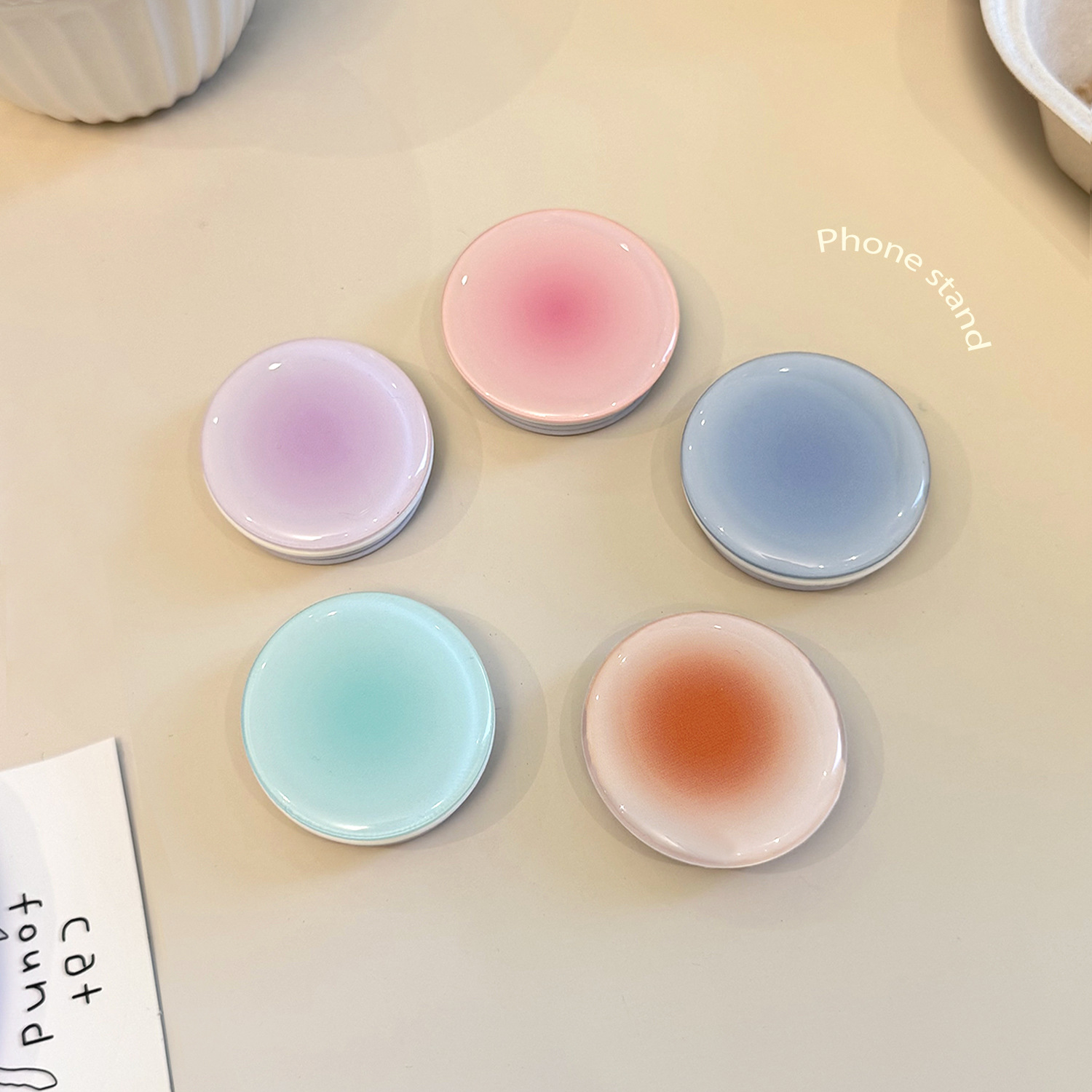 Ins Style Gradient Phone Grip  - Mobile Pedestal Cabinet 评论和价格