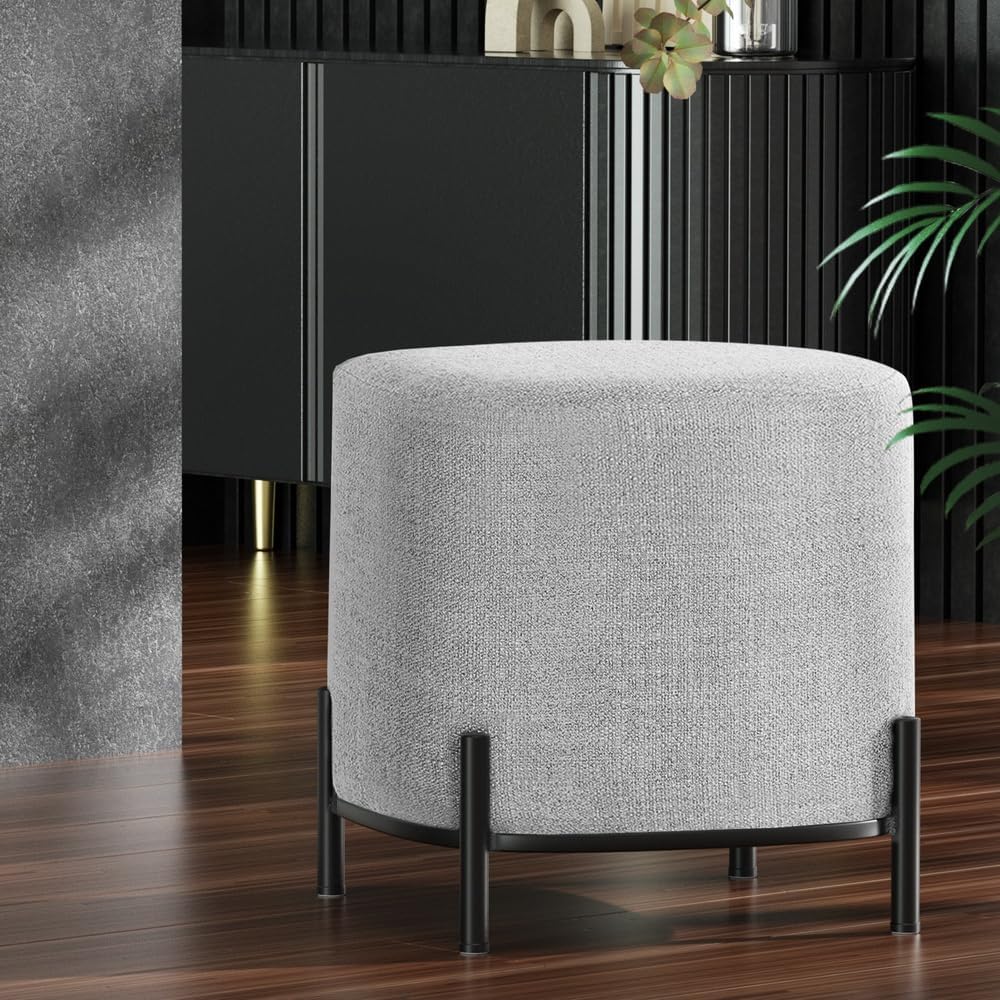 **/Ottoman, Round Footstool Lo - Office Stool 评论和价格