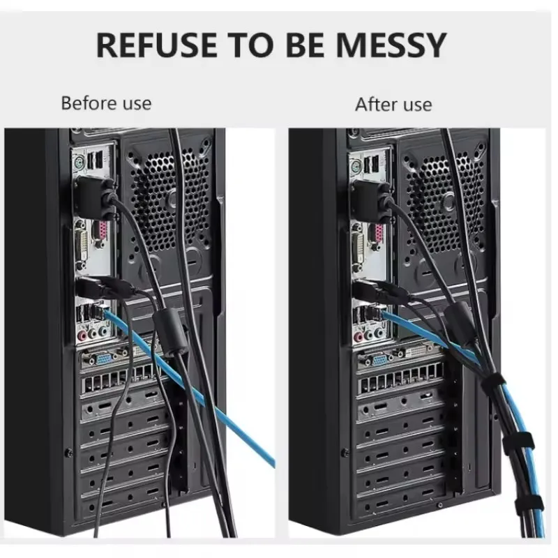 1/5M Cable Manager Data Cable  - Desk Organizer 评论和价格