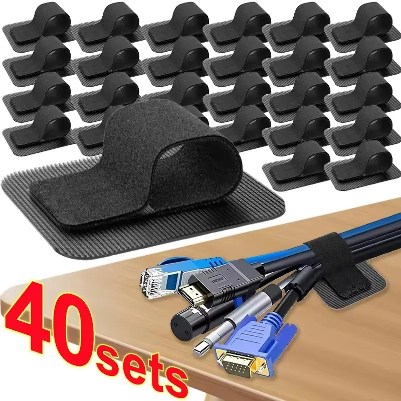 4-40 Sets Cable Management Und - Desk Organizer 评论和价格