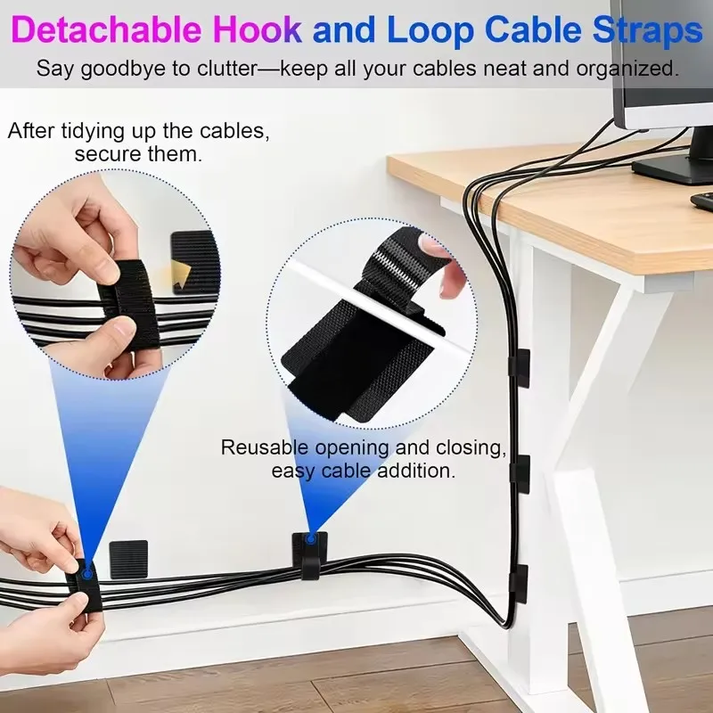 4-40 Sets Cable Management Und - Desk Organizer 评论和价格