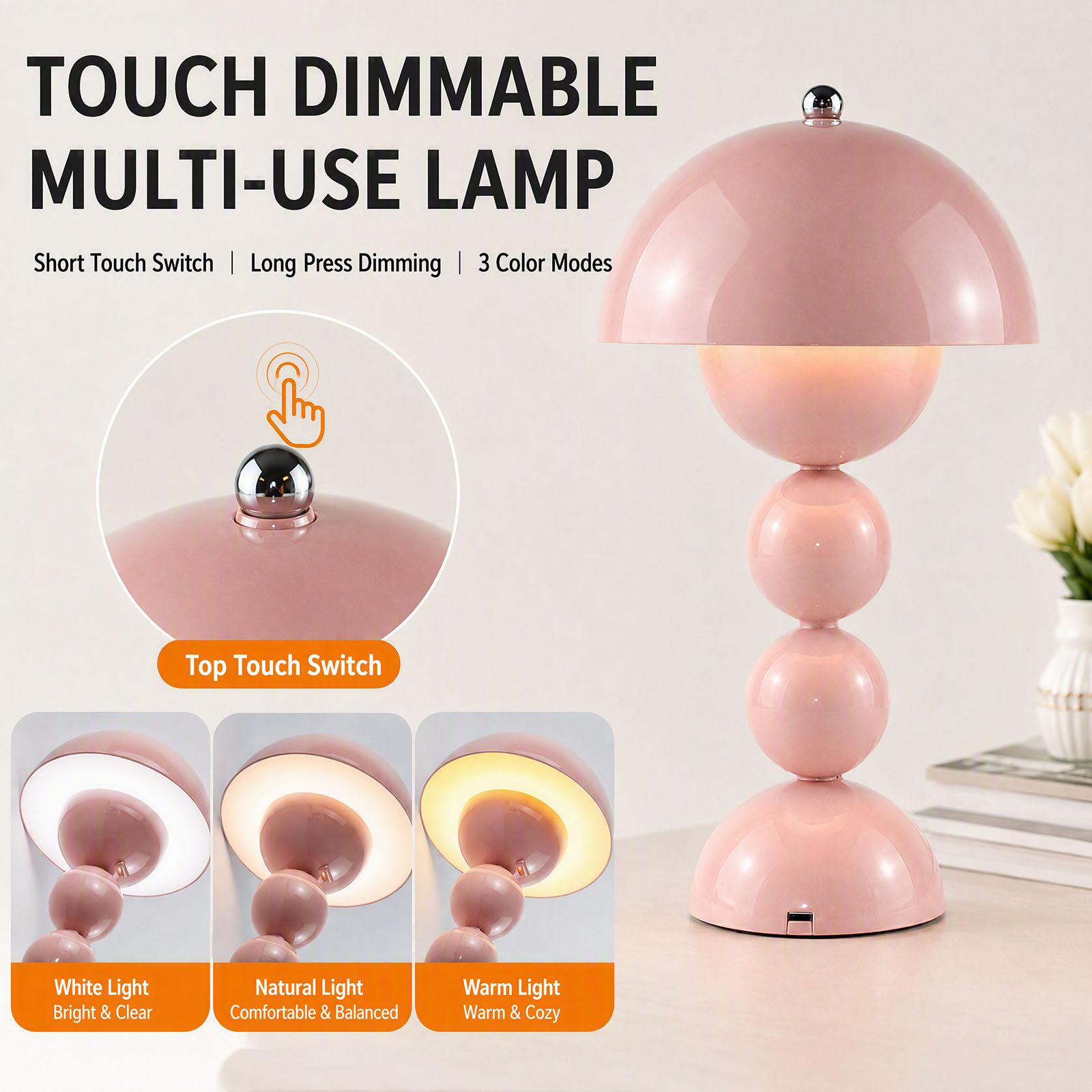 Vintage Mushroom Table Lamp US - Desk Lamp 评论和价格
