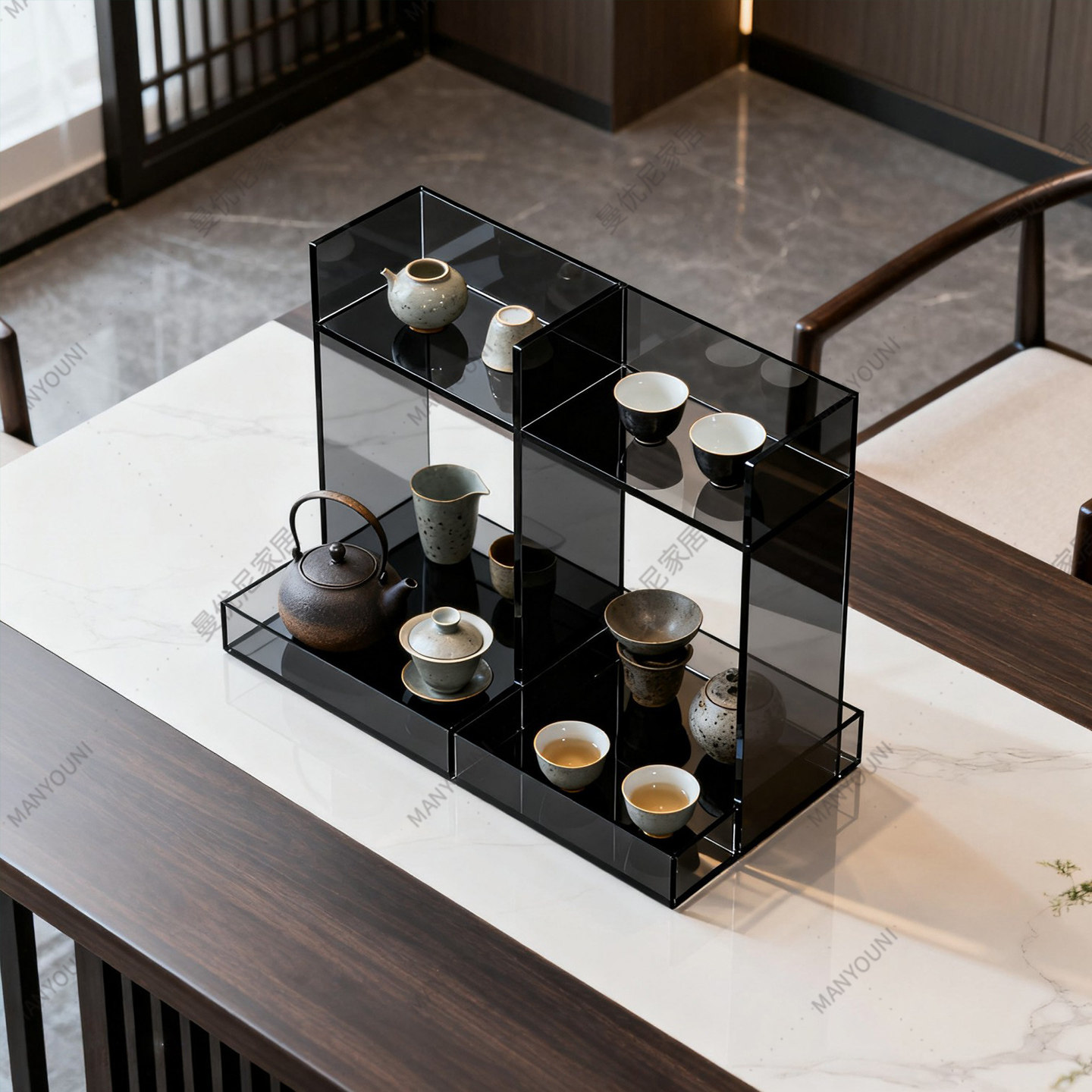 Teacup rack Acrylic Bogu Tea r - Printer Stand 评论和价格