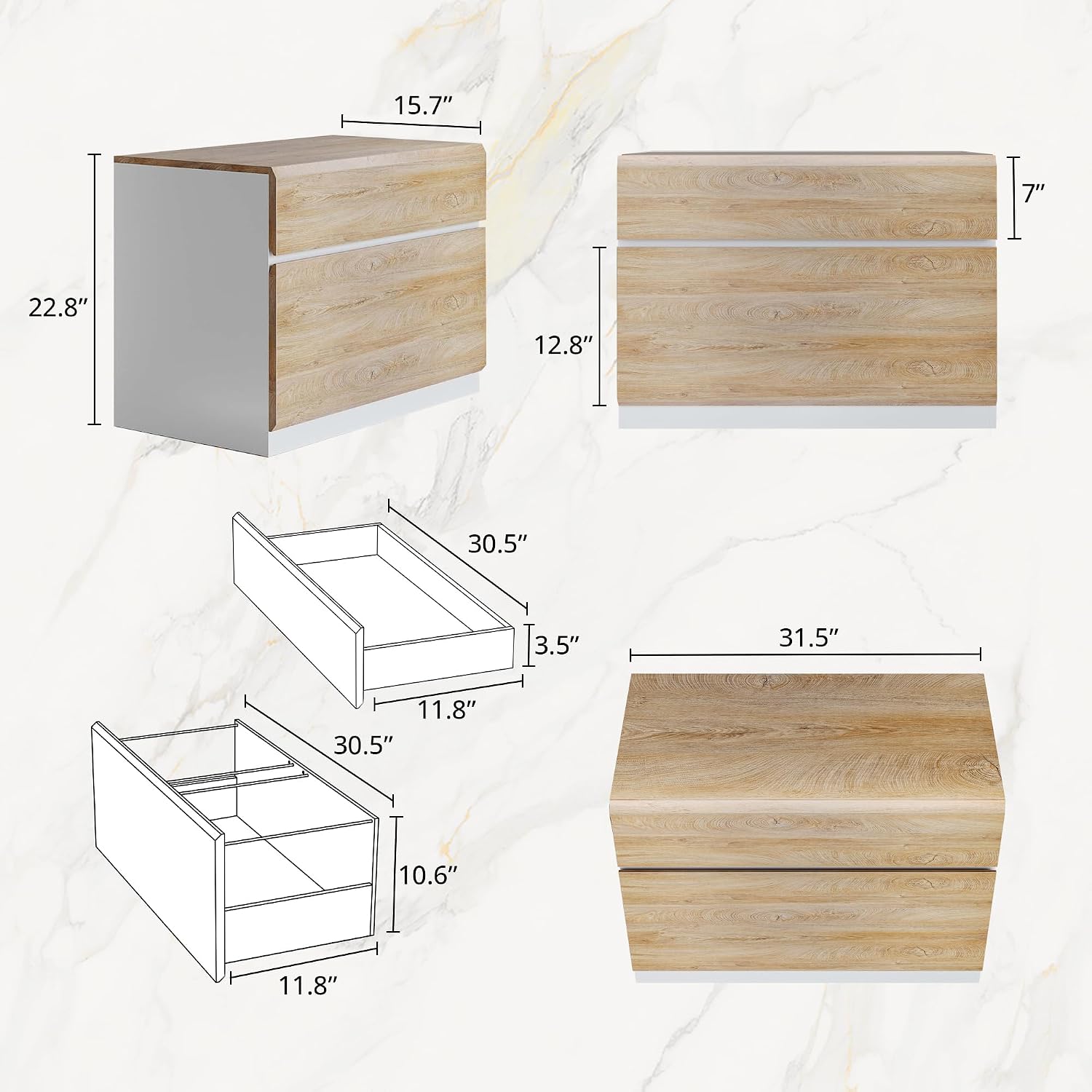 2 Drawer Lateral File Cabinet  - Printer Stand 评论和价格