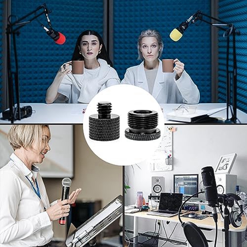 8 PCS Microphone Stand Adapter - Monitor Stand 评论和价格