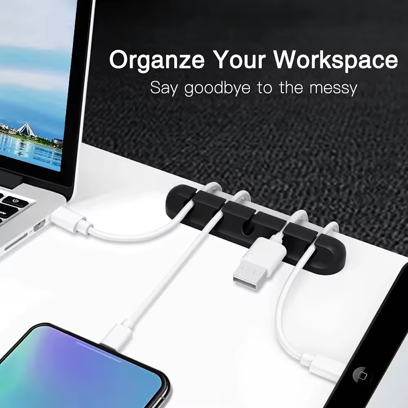 Silicone USB Cable Clip Winder - Desk Organizer 评论和价格