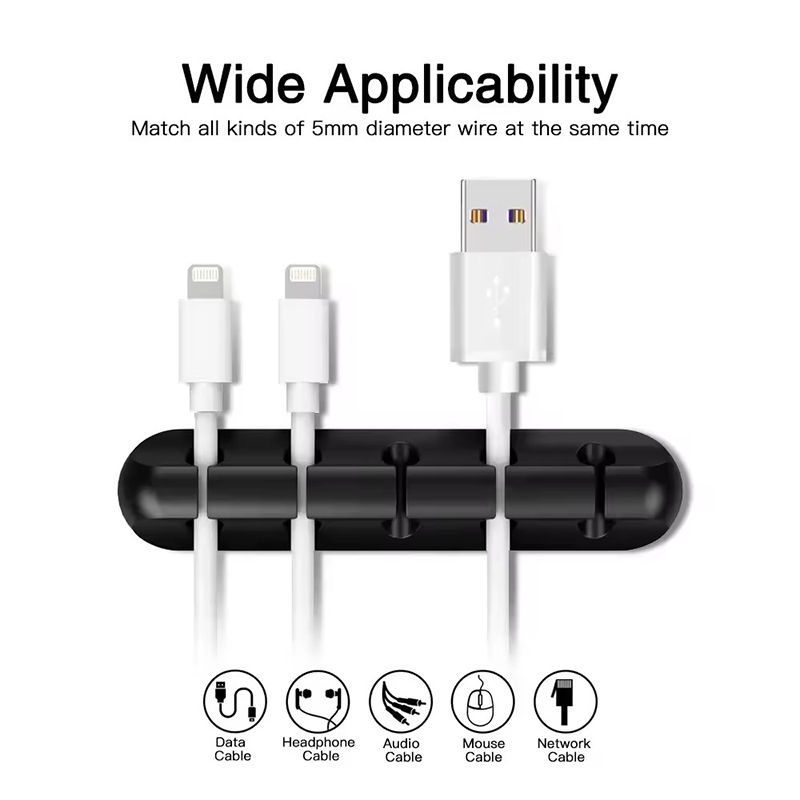 Silicone USB Cable Clip Winder - Desk Organizer 评论和价格