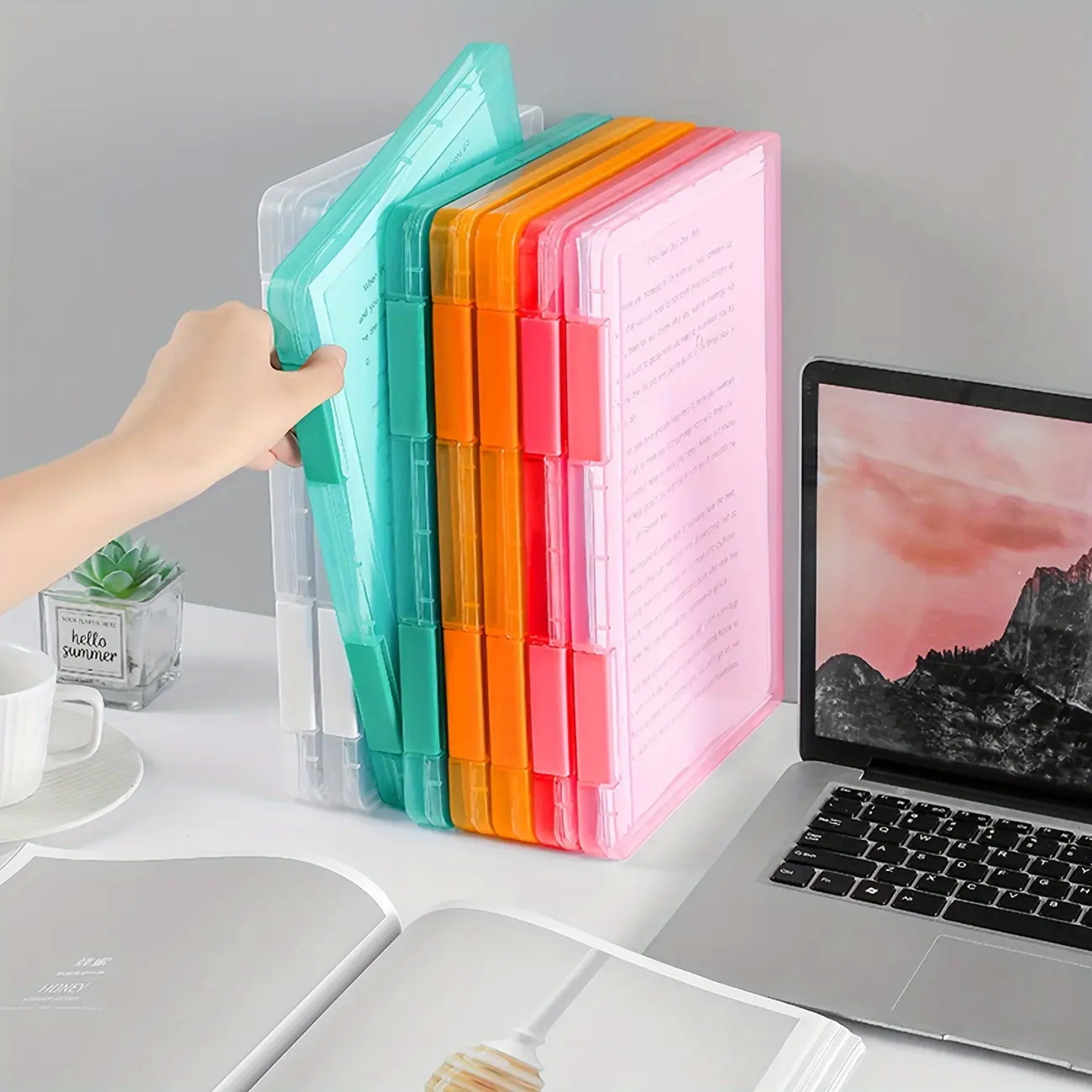 1pc Multi-layer Portable File  - File Cabinet 评论和价格