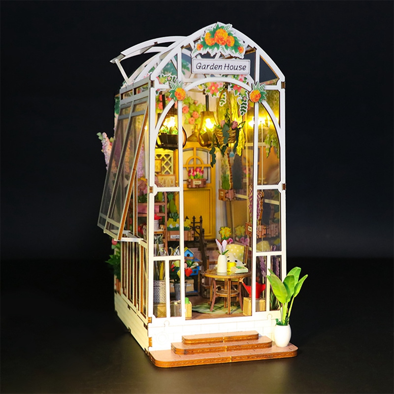 Book Nook Kit DIY Miniature Ho - Bookshelf 评论和价格