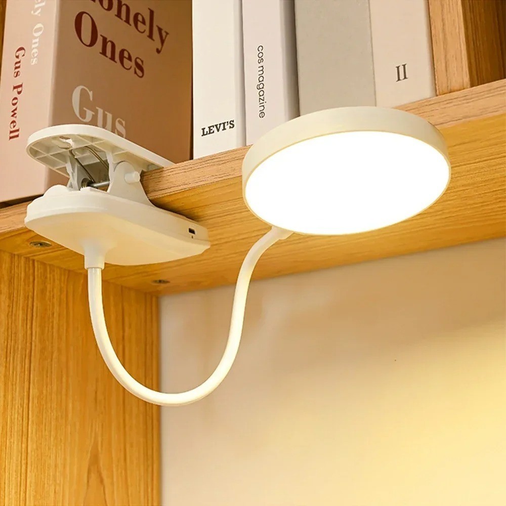 Portable USB Rechargeable Clip - Desk Lamp 评论和价格