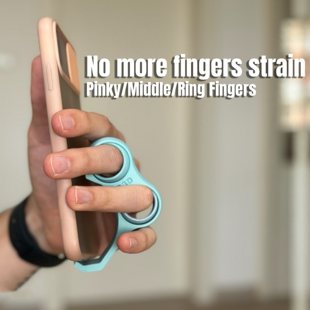 1PCS Cellphone Grip Holder Fin - Standing Desk 评论和价格