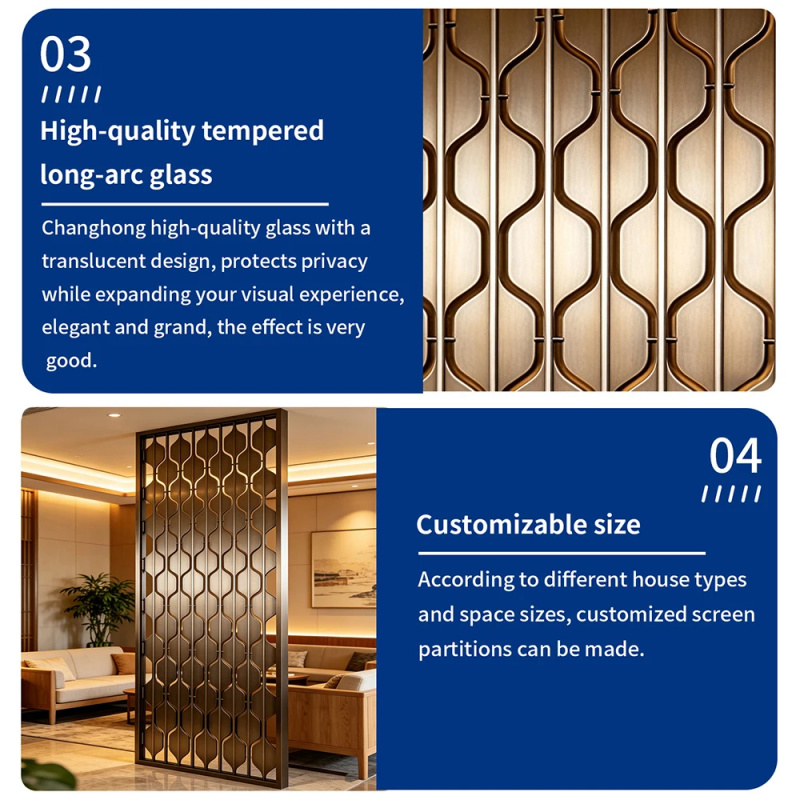 custom.Modern Design Stainless - Partition Screen Divider 评论和价格