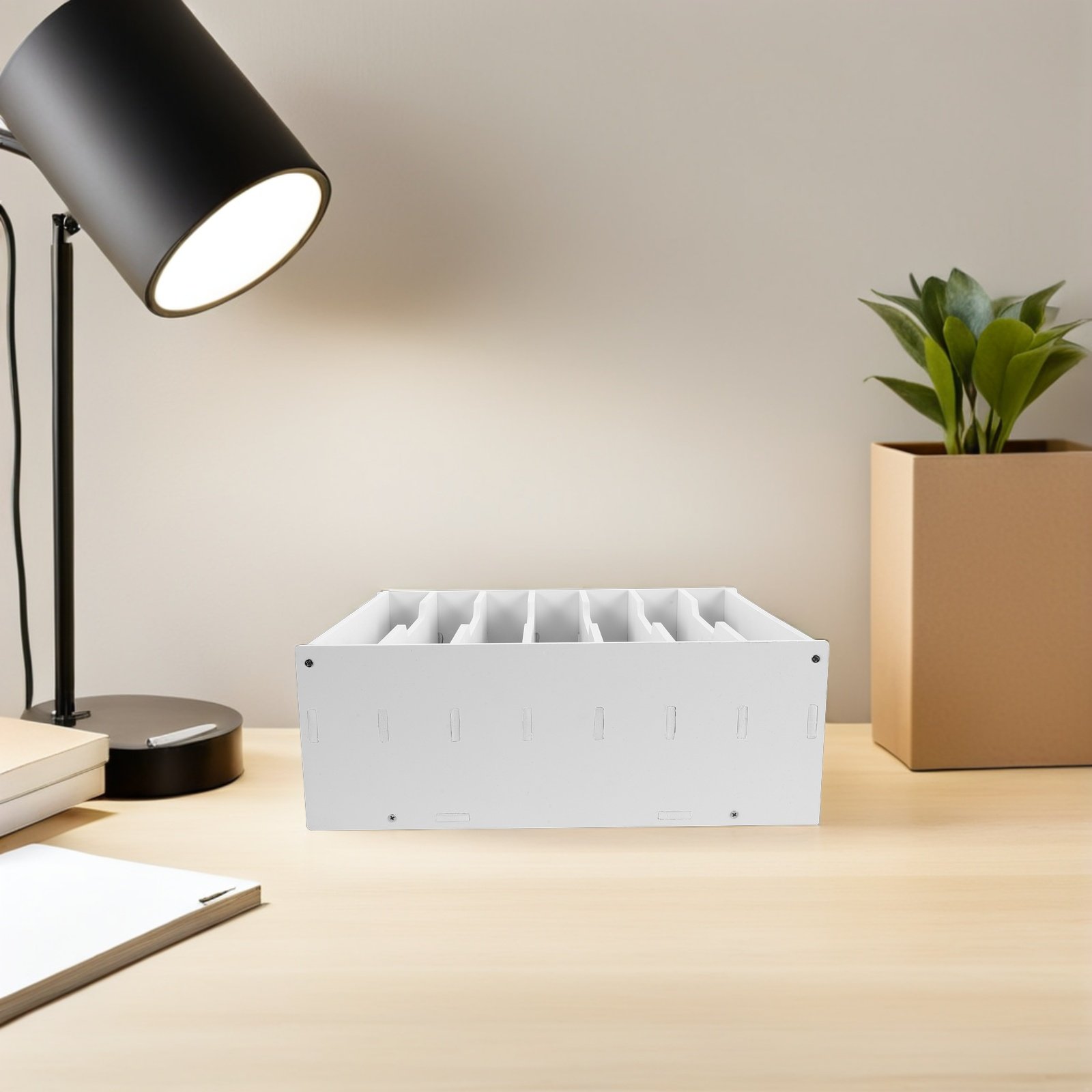 Wooden Cash Storage Bin Remova - Desk Organizer 评论和价格