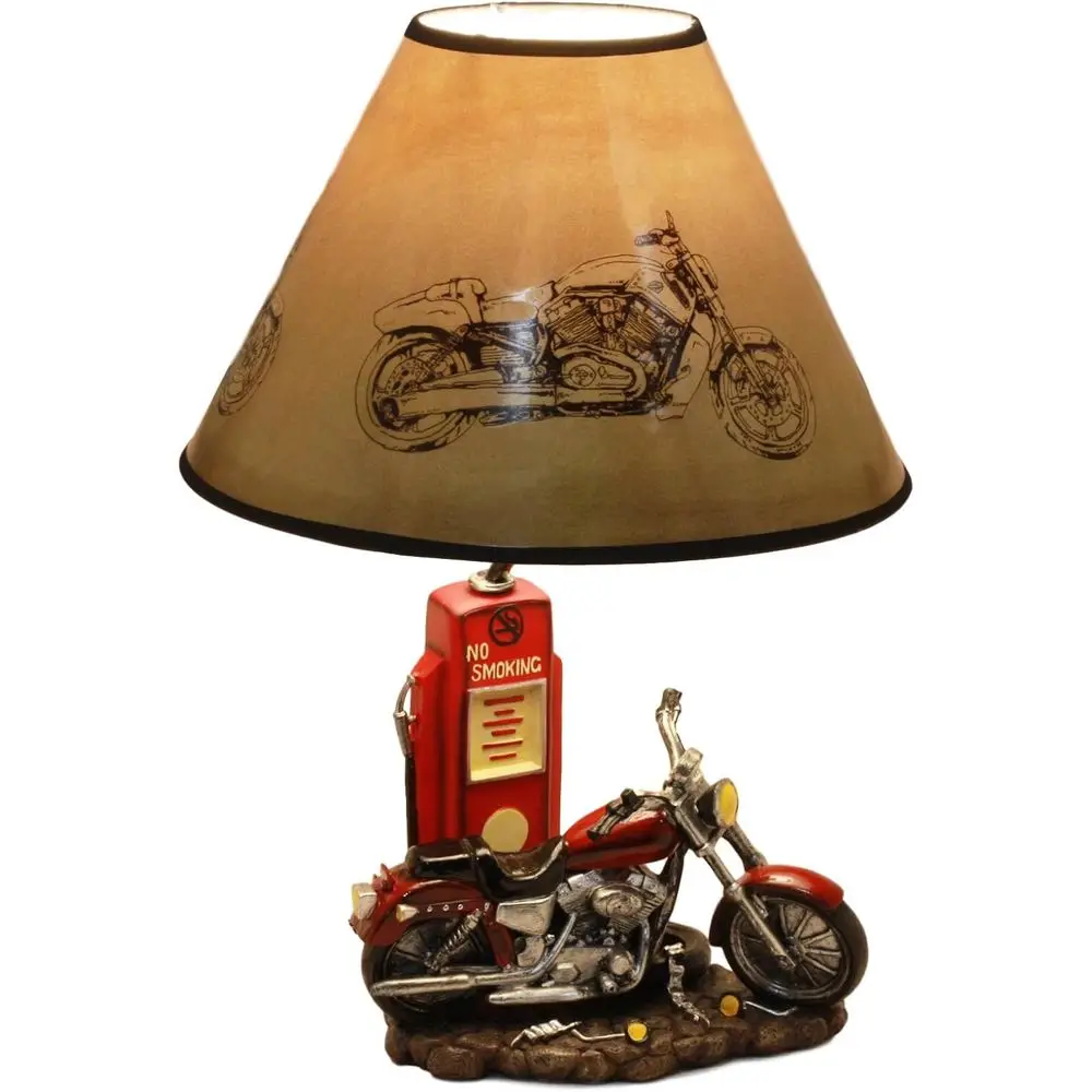 Vintage Retro Red Motorcycle G - Desk Lamp 评论和价格