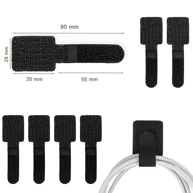 Reusable Cable Ties Fastening  - Desk Organizer 评论和价格