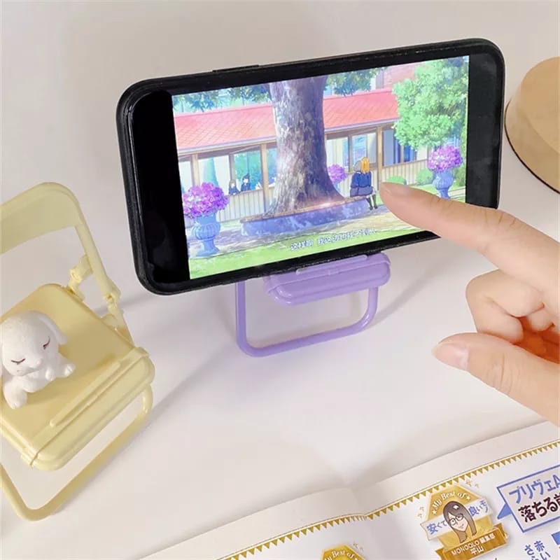 Cute Chair Phone Holder Stand  - Office Stool 评论和价格