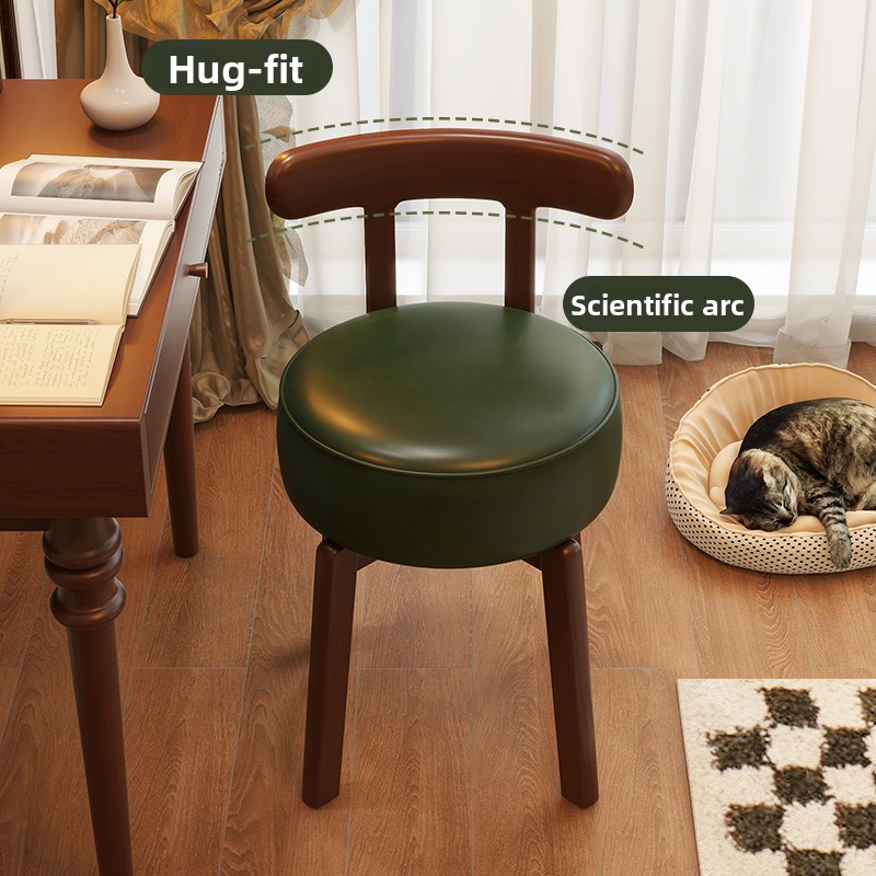 Solid wood rotating dressing c - Office Chair Cushion 评论和价格