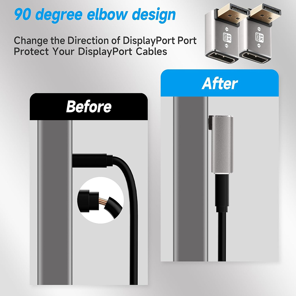 90 Degree DisplayPort1.4 Adapt - Monitor Stand 评论和价格