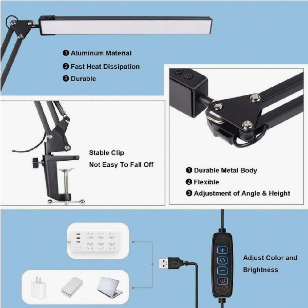 LED Desk Lamp For Home,Reading - Desk Lamp 评论和价格