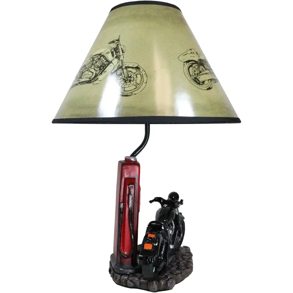 Vintage Retro Black Motorcycle - Desk Lamp 评论和价格
