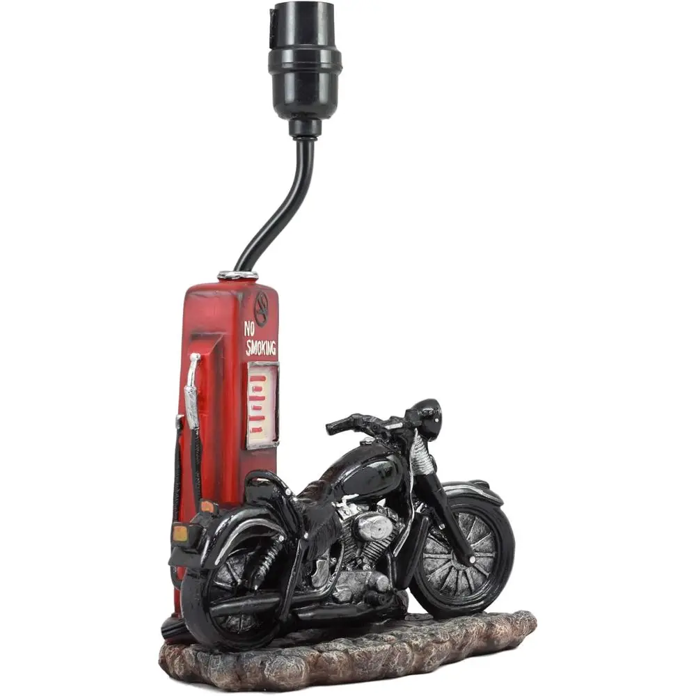 Vintage Retro Black Motorcycle - Desk Lamp 评论和价格