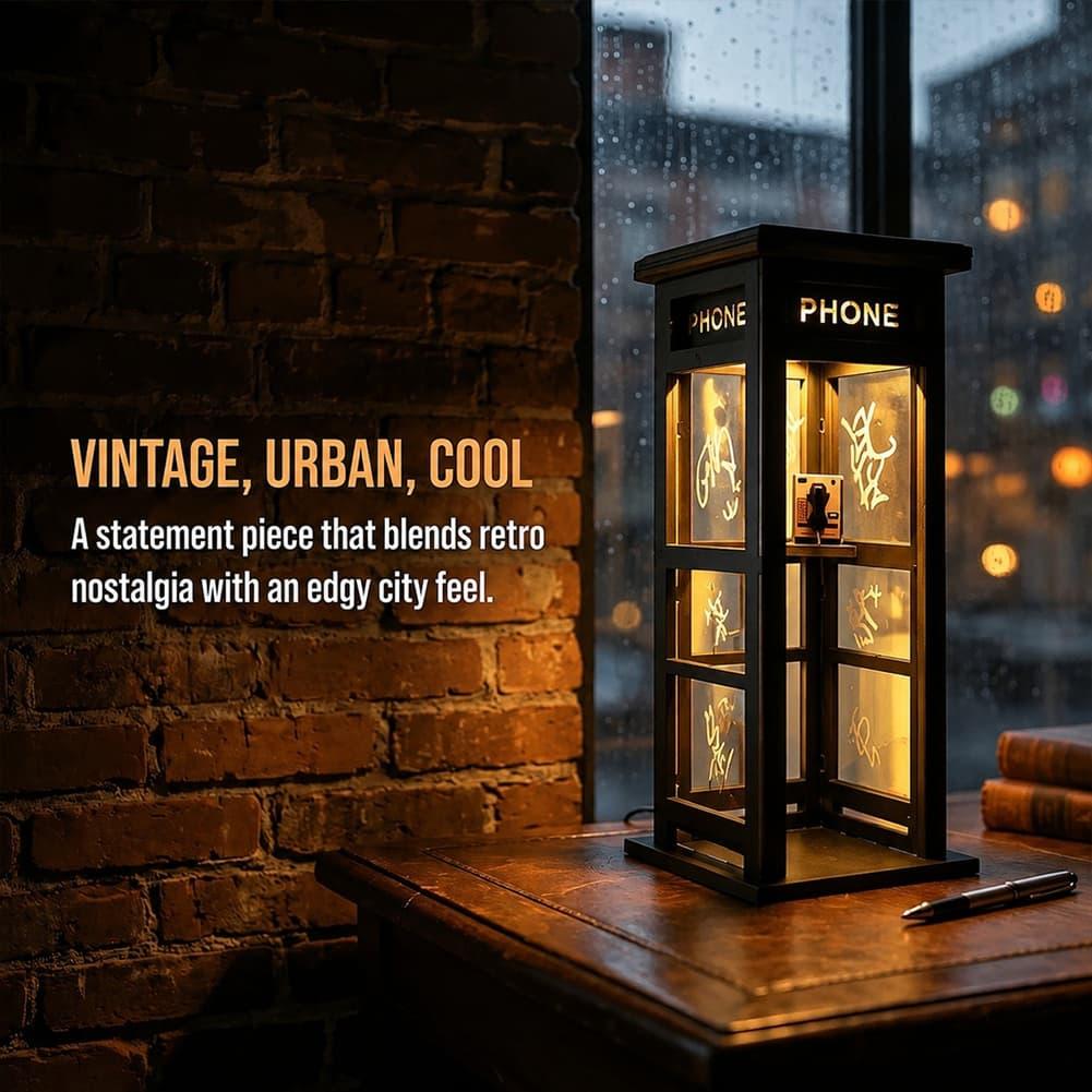 Retro Vintage Phone Booth Nigh - Office Furniture Brands 评论和价格