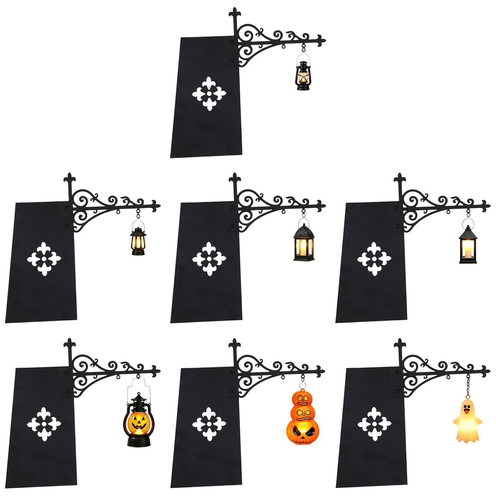 Bookshelf Lantern Iron Library - Bookshelf 评论和价格